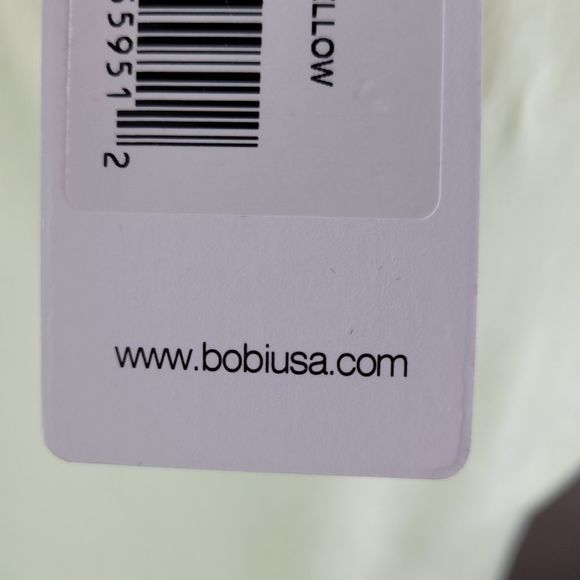 Bobi Los Angeles Mellow Yellow Shoulder gathered Muscle Tee - Picture 7 of 7